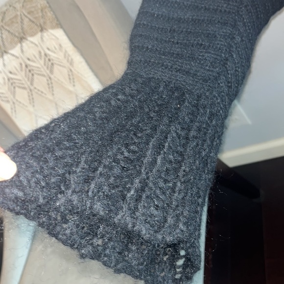 Lauren Vidal Linda Shawl Collar long Sleeve Open Sweater Vest sz M Mohair Blend. - Picture 3 of 7